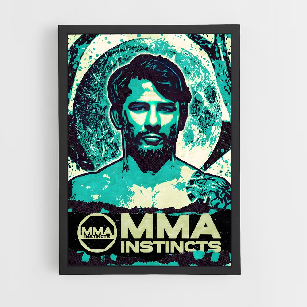 Poster Mama Instinct – affiche MMA (vue 2)